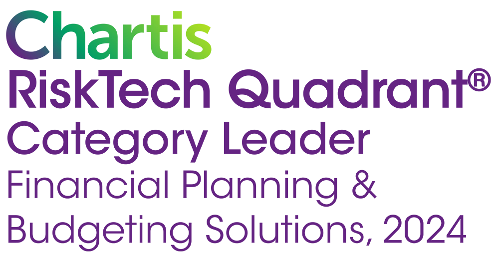 Chartis RiskTech Quadranr Category Leader - Financial Planning & Budgeting Solutions, 2024