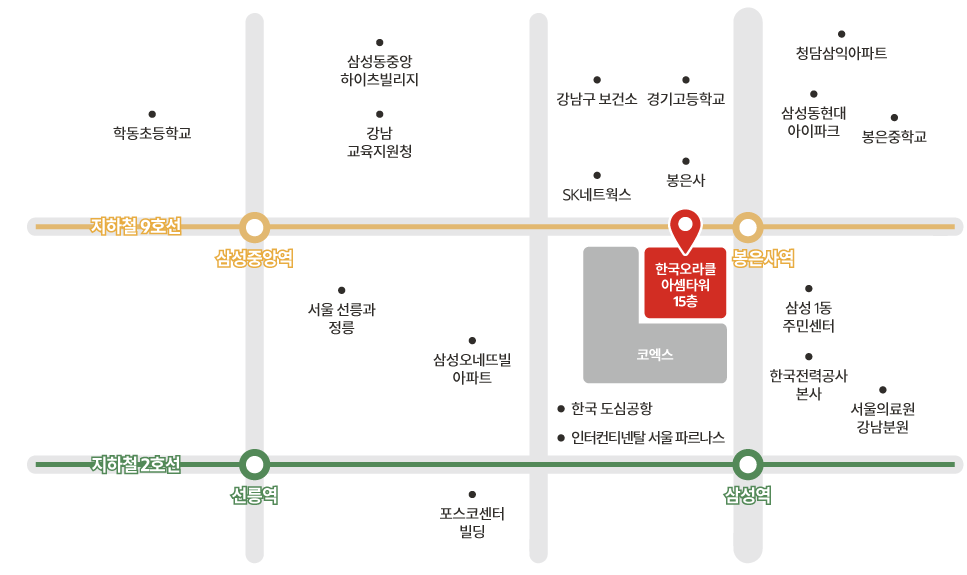 Location Oracle Korea