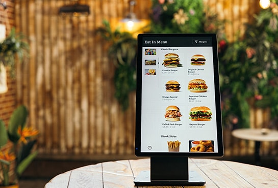 Kiosque en libre-service