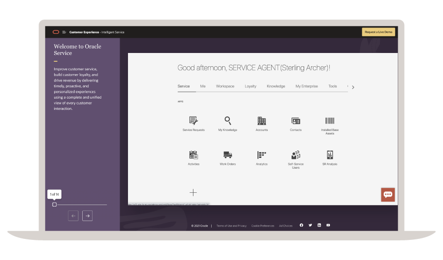 Service product tours
