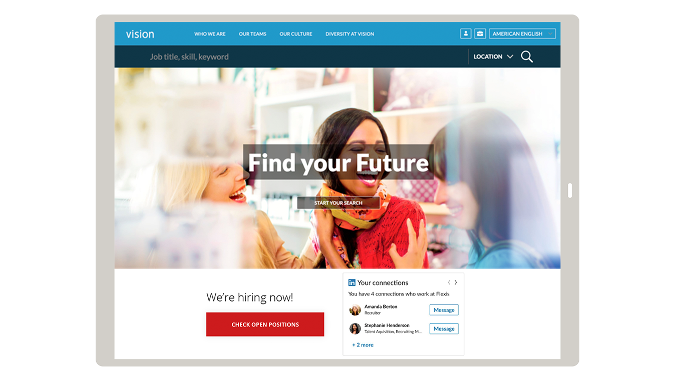 Company Connections screenshot