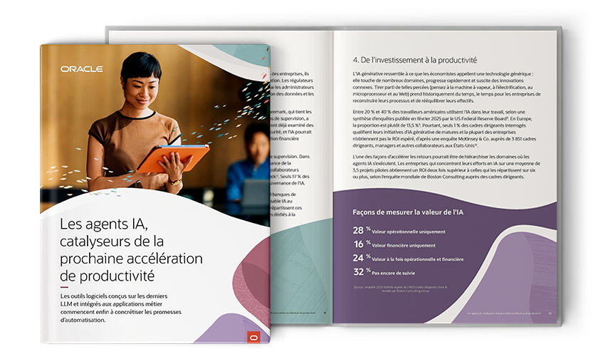 Les agents IA, catalyseurs de la prochaine accélération de productivité